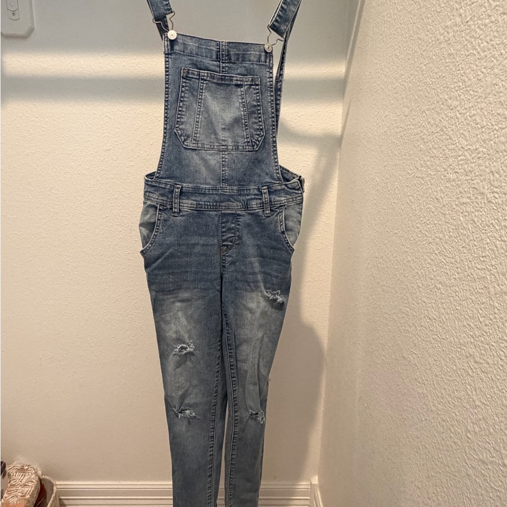 Wallflower Blue Denim Overalls